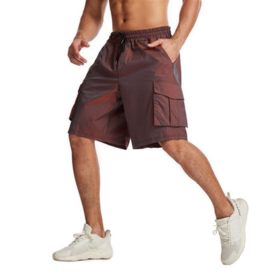Fashion Work Clothes Fifth Pants Men's Unique Gradient