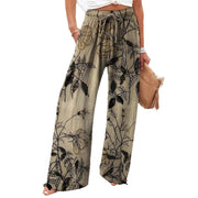 High Waist Casual Yoga Pants Floral Pattern