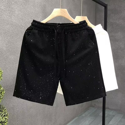 Men's Pure Color Casual Versatile Loose Shorts